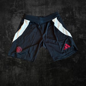 Staff Worn adidas Manchester United  Euro Midlayer Training Shorts - XL for sale on Ebay