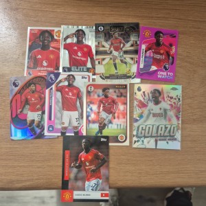 Kobbie Mainoo - Manchester United - Nine Card bundle rc aswell rare  for sale on Ebay