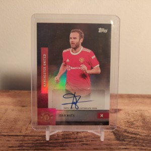 Juan Mata Topps Manchester United Team Set 2025-26 Base Auto Manchester United for sale on Ebay
