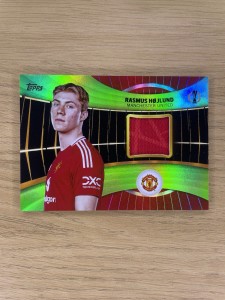 Rasmus Hojlund Topps Superstar Relic Manchester United /199 for sale on Ebay