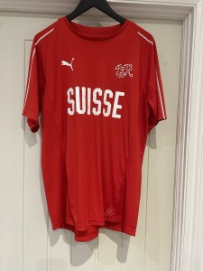 Switzerland 2016 2017 Home Football Shirt PUMA Red Suisse Size XL Adult for sale on Ebay