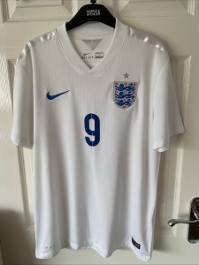 Nike Dri Fit 2014 England Football Shirt White, Men's Size Medium for sale on Ebay