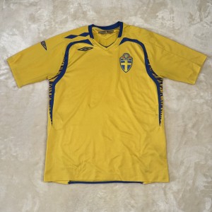 Sweden home Football Shirt  2007-2008 Size L           A4 for sale on Ebay