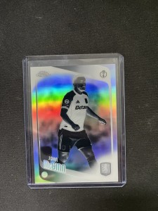 Topps Chrome UCC 25-26 John McGinn Aston Villa Negative Refractor for sale on Ebay