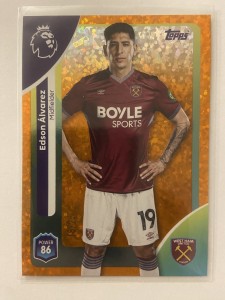 Topps Premier League 2025/2026 Edson Alvarez Orange Sparkle /25 West Ham United for sale on Ebay