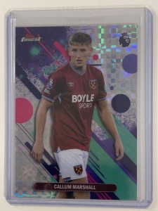TOPPS FINEST 2026 CALLUM MARSHALL WEST HAM CHECKERBOARD for sale on Ebay
