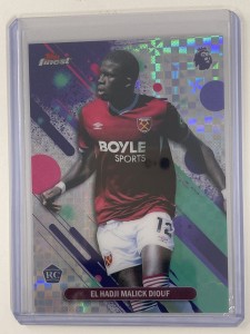 TOPPS FINEST 2026 EL HADJI MALICK DIUOF WEST HAM CHECKERBOARD for sale on Ebay
