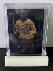 Paul Ince Black Edge Edition /99 Topps Premier League 2026 Wolves for sale on Ebay