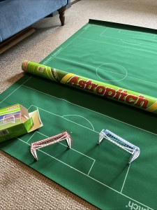 Subbuteo Astropitch with Original Tube and 61130 Goals in box  for sale on Ebay