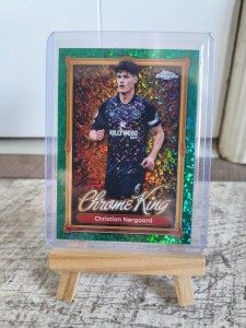 Topps Premier League 2025/2026 Christian Norgaard Brentford Chrome King Emerald for sale on Ebay