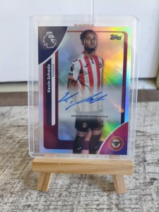 Topps Premier League 2025/2026 Kevin Schade Brentford Refractor Base Autograph for sale on Ebay