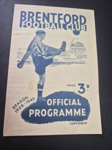 Brentford v Fulham Second Division Fixture 1948/49 (PBiNB)~F/Post for sale on Ebay