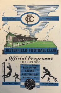Chesterfield v Wrexham Div 3 (N) 1954/55 for sale on Ebay