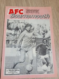 AFC Bournemouth V  Wigan 7.5. 1983 - George Best Last League Game Ever -1963 -83 for sale on Ebay