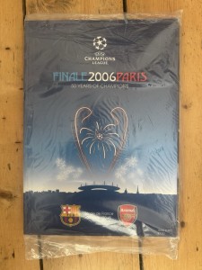Champions League 2006 Final Programme Barcelona v Arsenal for sale on Ebay