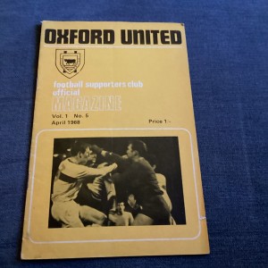 Oxford Utd supporters club official magazine.  Volume 1, issue 5 for sale on Ebay