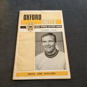 Oxford Utd supporters club official magazine.  December/January 1967/8  for sale on Ebay