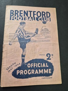 Brentford v Bradford Park Avenue Second Division Fixture 1947/48 (PBiNB)~F/Post for sale on Ebay