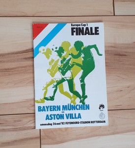 ASTON VILLA V BAYERN MUNICH 1982 EUROPEAN CUP FINAL for sale on Ebay