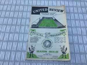 Newcastle United v Portsmouth 1954/55 Division 1 - 11th December 1954 for sale on Ebay