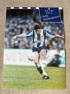 Craig Shakespeare - WEST BROMWICH ALBION - Signed 13 x 9 Magazine Photograph for sale on Ebay