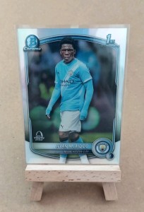 Topps Chrome UCC 25/26 Ryan McAidoo 1st Bowman Manchester City  for sale on Ebay
