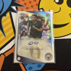Topps Chrome UCC 2025 / 26 Divine Mukasa Auto Rookie Manchester City for sale on Ebay