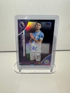 Matheus Nunes Manchester City BOOKEND Autograph 01/10 Topps Premier League 25/26 for sale on Ebay