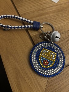 manchester city diamond art keychain for sale on Ebay