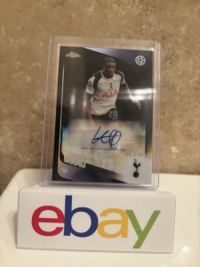 Topps Chrome UEFA Club Competitions 25/26 Mohammed Kudus Tottenham Auto 05/10 for sale on Ebay