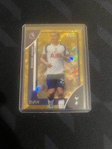 Brennan Johnson Topps Premier League Sapphire 2025-26 Gold /50 -Tottenham for sale on Ebay