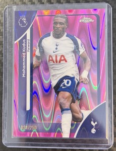 TOPPS CHROME PREMIER LEAGUE 2026 MOHAMMED KUDUS /250 TOTTENHAM HOTSPUR CARD for sale on Ebay
