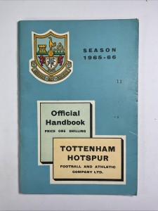 Tottenham Hotspur Official Handbook;  1965/66 Season for sale on Ebay