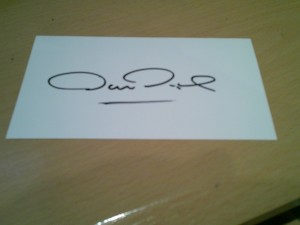 signed card of ex nottingham forest lincoln city wales footballer david phillips for sale on Ebay