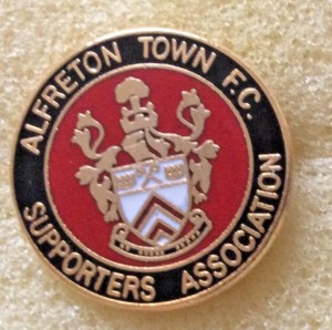 Alfreton Town Football Club Supporters Association Badge for sale on Ebay