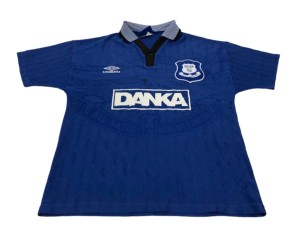 Vintage Umbro Everton FC Home Shirt DANKA Sponsor Blue Pre Owned  for sale on Ebay