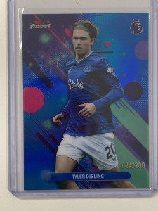 TOPPS FINEST 2026 TYLER DIBLING EVERTON PARALLEL 24/200 for sale on Ebay