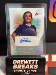 ERIN CUTHBERT AUTO CHELSEA PANINI WSL ETERNITY for sale on Ebay