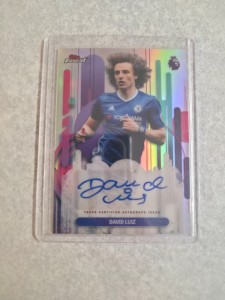2025/2026 Topps Finest Premier League Chelsea David Luiz Auto for sale on Ebay