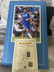 Oscar Chelsea Fc Signed Photo with COA Genuine Signature for sale on Ebay