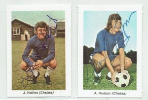 CHELSEA signed 1971 SCORCHER Comic card Lot JOHN HOLLINS ALAN HUDSON for sale on Ebay