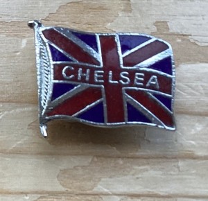 OLD CHELSEA F.C UNION JACK FLAG BADGE  for sale on Ebay
