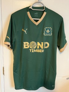Puma Plymouth Argyle Home Shirt, Green / Gold, Mens Large, Excellent Condition for sale on Ebay