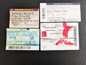 4 X MANCHESTER UNITED PRE SEASON FRIENDLY AWAY Used Match Ticket Stub VERY RARE for sale on Ebay