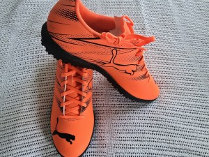 Puma Football Boots Astro Turf Trainers Glowing Red Size Adults 11 for sale on Ebay