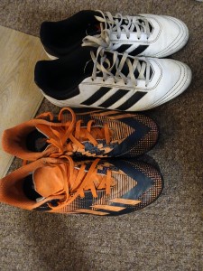 2 Pairs Of Kids Adidas Footy Boots Size 5 And 6 Both Pairs In Good Condition for sale on Ebay