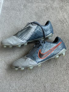 Nike Phantom Venom Elite FG Football Boots Uk 8 Grey Orange for sale on Ebay