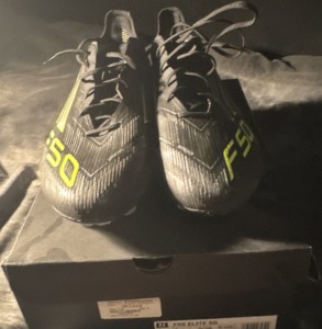 adidas F50 Elite Football Boots FG Moulded Studs Black/Yellow Size 11 for sale on Ebay