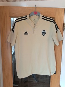 Leeds United Adidas Football Player or Coach Adidas Training Kit MR Shirt L for sale on Ebay