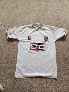 TRANMERE ROVERS MATCHWORN SHIRT(STEVE VICKERS) CHAMPION LOGO, CENTENARY FESTIVAL for sale on Ebay